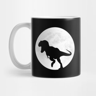 T Rex in Full Moon Mug